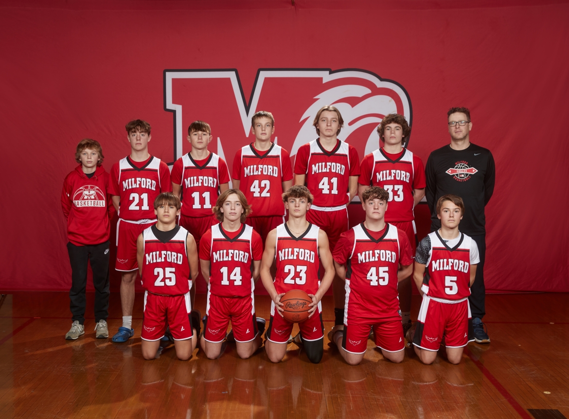 2023-24 8th Grade Red Boys Basketball Team